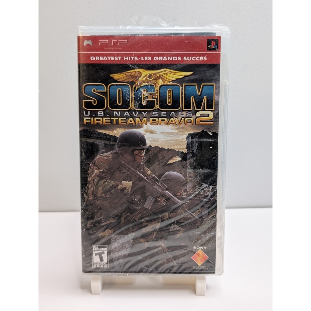 SOCOM U.S NAVY SEALS FireTeam Bravo 2 (Sony PSP) BRAND NEW (BAD SEAL)